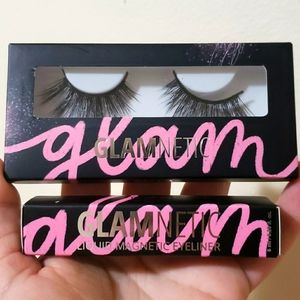 Glamnetic Lashes and Eyeliner